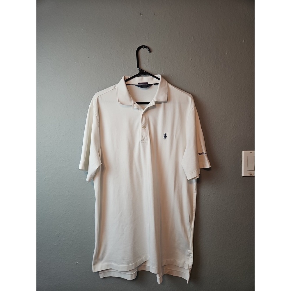 Polo Ralph Lauren Golf Polo Shirt Men's Large‎ White Casual